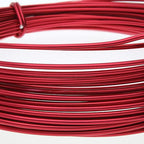 The Beadsmith 12-Gauge Anodized Aluminum Wire for Jewelry Making, Metal Wire for Wrapping (Red)