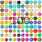 BALTIC DAY - Mica Powder, 100 Colors - Mica Powder for Epoxy Resin - Epoxy Resin Color Pigment Powder - Pigments for Soap Making, Candle, Slime, Lip Gloss, Nails, Paint, Acrylics