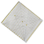 HONEYSEW Quilting Template Ruler Slotted Rulers Sewing Quilt Strip Rulers Guides for Fabric Precise Cutting Quilting Patterns Supplies 12.5"x12.5"