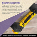 Dura-Gold Premium 100 Grit PSA Purple Film Ceramic Longboard Sandpaper, 2-3/4" Wide Continuous 20 Yard Roll - Self Adhesive Stickyback for Auto & Wood Air File Long Board Sanders, Hand Sanding Blocks