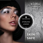 MEYSPRING Sterling Lining - True Metallic Pigment for Epoxy, Casting & UV Resin - Silver Metallic Pigment Powder for Resin Art & Makeup
