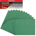 80 Grit Sandpaper, Sandpaper Assortment Sandpaper for Wood Metal Furniture Hand Sander Sand Paper Set Sandpaper Sheets Cut for Use 9" x 11"/12 Sheets