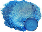 Eye Candy Pigments Premium Blue Mica Powder - Angel Blue (50gr) - for Epoxy, Resin, Soap, Paint, Woodworking, Acrylic Pouring, Bath Bombs, Fishing Lures - DIY Arts and Crafts Additive
