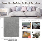 KING MOUNTAIN Coarse Linen Repair Patches, Self-Adhesive Linen Fabric Patches, 8X11 inch 2 PCS, Multi Color, Can be Used for Linen Sofa Repair and Linen Clothes Repair(8" x 11"-2PCS, Smoky Grey)