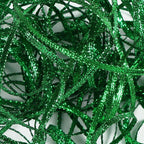 Christmas Green Thin Ribbon 1/8 inch Metallic Braided Double Faced Ribbons Curling Ribbons For Balloon String Crafts Gift Wrapping Party Wedding Christmas Ornaments Decoration 7 Yard x 3 Rolls
