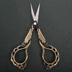 Sharp Detail Scissors with Case Embroidery Crafting Sewing Scissor for Needlework Threading Craft Artwork DIY Tools, Vintage Little Precision Shears