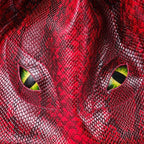 Large DND Dice Bag Leather Dice Storage Bag Red D&D Drawstring Pouch with Pockets for RPG Table Games - Can Hold 200+ Dice