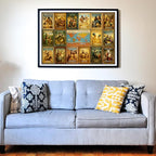 Think2Master Ancient Civilizations World History Jigsaw Puzzle 1000 Pieces Large Format for Kids 12+, Teens, Adults & Families. Great Gift. Historical Timeline & World Map. Size: 26.8” X 18.9”