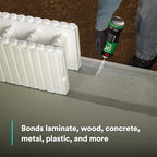 3M Hi-Strength 90 Spray Adhesive, Permanent, Bonds Laminate, Wood, Concrete, Metal, Plastic, Clear Glue, Net Wt 12.23 oz