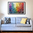 Think2Master Colorful Rainbow of Butterflies & Stained Glass 1000 Pieces Large Format Jigsaw Puzzle for Kids 12+, Teens, Adults & Families. Beautiful Vibrant Illustration Artwork Size: 26.8” X 18.9”