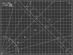 Elan Cutting Mat A2 Black & Taupe, Self Healing Cutting Mat 18x24 Inch, 5-Ply Craft Board Black, Hobby Board for Crafts 18x24 Inch
