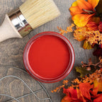 Dixie Belle Paint Company Chalk Finish Furniture Paint - Barn Red (32oz) - Matte Deep Red Chic Chalk Mineral DIY Furniture Paint