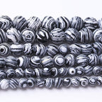 90PCS 4MM Black Malachite Beads Natural Gemstone Round Stone Beads for Jewelry Making DIY Energy Stone Healing Power Bracelet 15"