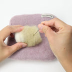Woolbuddy Needle Felting Pad - Durable Wool Mat for Craft Projects, Foam Alternative, 6"x6"x1.5" (Lime)