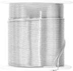 Mandala Crafts 22 Gauge Anodized Aluminum Craft Wire for Jewelry Making - 450 FT Colored Flexible Silver Copper Purple Pink Brown Ice Blue Wire - Bendable for Bonsai Armature Crafting Sculpting