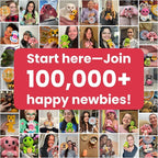 Cookie Box Crochet Kit for Beginners – Gift Set to Make Bear Charlie Amigurumi Plushie – Easy DIY Crochet & Knitting Starter Kit with Video and PDF Tutorials