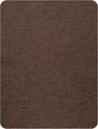 KING MOUNTAIN Coarse Linen Repair Patches, Self-Adhesive Linen Fabric Patches, 8X11 inch, Multi Color, Can be Used for Linen Sofa Repair and Linen Clothes Repair(8" x 11",Coffee Brown)