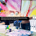 Pouring Masters Green Apple Metallic Pearl Ready to Pour Acrylic Pouring Paint - Premium 64-Ounce Pre-Mixed Fluid Acrylic Paint - Fluid Art Supplies for Canvas, Wood, Paper, Tile & Rocks