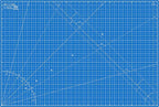 Elan Cutting Mat A1 Blue, Large Self Healing Cutting Mat 24 x 36 Inch, 5-Ply Craft Board Blue, Hobby Board for Crafts 24x36 Inch