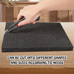 Amylove Polyurethane Foam 24" x 72" High Density Cushion Upholstery Foam Sheet for Seat Replacement DIY Projects Chairs Headboards Sofas Home(2" x 24" x 72",Black)