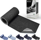 KING MOUNTAIN Iron-on Repair Patch,3"x60"100% Cotton Denim Iron-on Repair Patch, Jeans and Clothing Repair and Decoration Kit (Black)