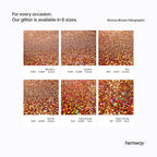 Hemway Polyurethane & Epoxy Resin Glitter 100g / 3.5oz Metallic Crystal Flake Additive for Flooring Jewelry Tumblers Glass Pigment - Fine (1/64" 0.015" 0.4mm) - Bronze Brown Holographic