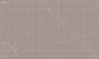 Elan Cutting Mat 36x60 Black & Taupe, Extra Large Self Healing Cutting Mat 36 x 60 Inch, 5-Ply Craft Board Black, Hobby Board for Sewing and Quilting