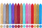 Yoption 15Pcs Sealing Wax Sticks with Wicks for Wax Seal Stamp, Wedding Invitations, Gift Packaging, Christmas (15 Colors)