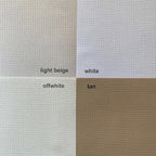 Aida Cloth 14 Count Cross Stitch Fabric,19×28inch (14CT,Light Beige)