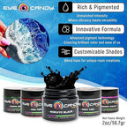 Eye Candy Black Resin Pigment Paste Kokuyo Black (2 oz Paste) | Highly Pigmented, Ultra-Fine, Versatile for Multiple Epoxy Resin Applications, and Customizable Colors