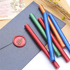 SWANGSA 20 Pieces Glue Gun Sealing Wax Sticks Metallic Gold Red Green Blue for Wax Seal Stamp, Great for Wedding Invitations, Cards, Envelopes, Wine Packages, Gift Wrapping (Mixed Color)