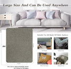 Fine Linen Repair Patches, Self-Adhesive Linen Fabric Patches, 8X11 inch 2 PCS, Multi Color, Can be Used for Linen Sofa Repair and Linen Clothes Repair(8" x 11"-2PCS,Cream-Gray)