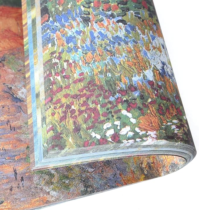 Origami Paper Kit 50 Sheets 6 Inch Square Double Sided Color 10 Vivid Colors for Hand Crafts Origami Paper Arts Creativity.Monet