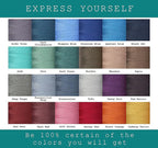 BlesSew Sewing Thread - 24 Spools of Polyester Thread for Sewing Machine for Beginners, Hand Stitching & Quilting - 1000 yds per Spool in Dark Colors