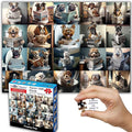 Think2Master Pooping Dogs & Puppies 1000 Pieces Jigsaw Puzzle. Pooping Puppies, Funny Bathroom Decoration, Gag Gift. Fun Toy Teens, Adults, Seniors & Families. Great for Kids 13+ Size: 26.8” x 18.9”