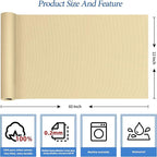 KING MOUNTAIN Canvas Iron on Patch,12"×60",Waterproof 100% Cotton Fabric Repair Patch,Used for Various Sofa,Tent,Clothes,Seats,Suitcases (Camel,Waterproof)