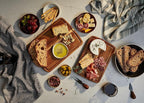 Set of 2 Sonder Los Angeles Acacia Wood Cutting Boards with Juice Groove, Gift Box Included - Small & Medium Sizes: 14x10x1in & 12x8x1in. Ideal for Meat, Vegetables, and Organic Produce Sustainable