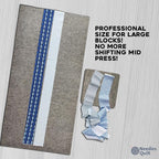 36" x 18" Wool Pressing Mat for Quilting | 100% Natural New Zealand Wool Ironing Mat for Quilters | Quilting Ironing Pad & Wool Pressing Pad for Sewing, Quilters & Craft Projects