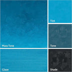 Tusc & Pine Artist Oil Paint - Cerulean Blue, 40 ml, Non-Yellowing, Rich & Creamy Consistency, Maximum Pigment Load, Small Batch Milled Oil Paints Made in the USA for Professional Artists