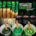 Eye Candy Pigments Premium Green Mica Powder - Emerald Green (50gr) - for Epoxy, Resin, Soap, Paint, Woodworking, Acrylic Pouring, Bath Bombs, Fishing Lures - DIY Arts and Crafts Additive