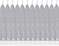 Yoption 12Pcs Sealing Wax Sticks with Wicks, Silver Totem Fire Manuscript Seal Wax Sticks for Wax Seal Stamp (Silver)