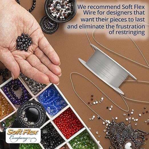 Soft Flex 21 Strand Beading Wire - Fine 0.14 Diameter - 100 Feet Design Wire