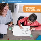 Dry Erase Board, Dry Erase Lap Boards (with 12 Markers & 12 Erasers), Small White Boards Dry Erase, White Board Mini, 9” x 12” Double Sided (48 Pack)