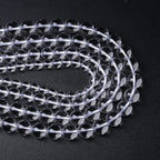 AAAAA Natural Clear White Crystal Quartz Beads Round Loose Spacer Beads for Jewelry Making DIY Bracelets Crystal Energy Healing Power Stone 32pcs 12mm 15 Inch