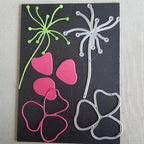 Lapoo Metal Cutting Die for Scrapbooking, 3D Backgrounds Frame New Cutting Dies DIY Album Card Making Decor Paper Craft Metal Die Cuts Party Wedding Decorations (Lotus Leaf A 4.8 x 3.6 in)