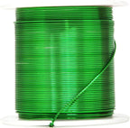 Mandala Crafts 22 Gauge Anodized Aluminum Craft Wire for Jewelry Making - 450 FT Colored Flexible Silver Copper True Blue Brown Red Kelly Green Wire - Bendable for Bonsai Armature Crafting Sculpting