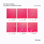 Hemway Polyurethane & Epoxy Resin Glitter 100g / 3.5oz Metallic Crystal Flake Additive for Flooring Jewelry Tumblers Glass Pigment - Fine (1/64" 0.015" 0.4mm) - Fluorescent Pink