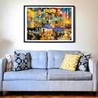 Think2Master 1960s 500 Pieces Large Format Jigsaw Puzzle: Kids 12+, Teens, Adults & Families. Travel Back in Time with The Nostalgic Collage. Great Gift. Size: 26.8” X 18.9”