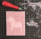 Speedball 4107 Speedy-Carve Block – Soft, Easy Carve Surface – 3 x 4 Inches, Pink
