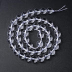 AAAAA Natural Clear White Crystal Quartz Beads Round Loose Spacer Beads for Jewelry Making DIY Bracelets Crystal Energy Healing Power Stone 36pcs 10mm 15 Inch